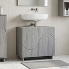 Badkamerkast Grijs Sonoma 60 x 41 x 58 cm Bewerkt hout