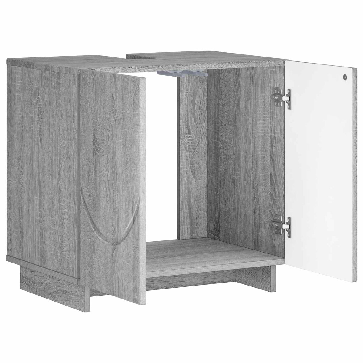 Badkamerkast Grijs Sonoma 60 x 41 x 58 cm Bewerkt hout