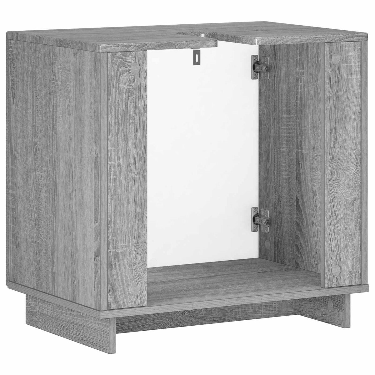 Badkamerkast Grijs Sonoma 60 x 41 x 58 cm Bewerkt hout