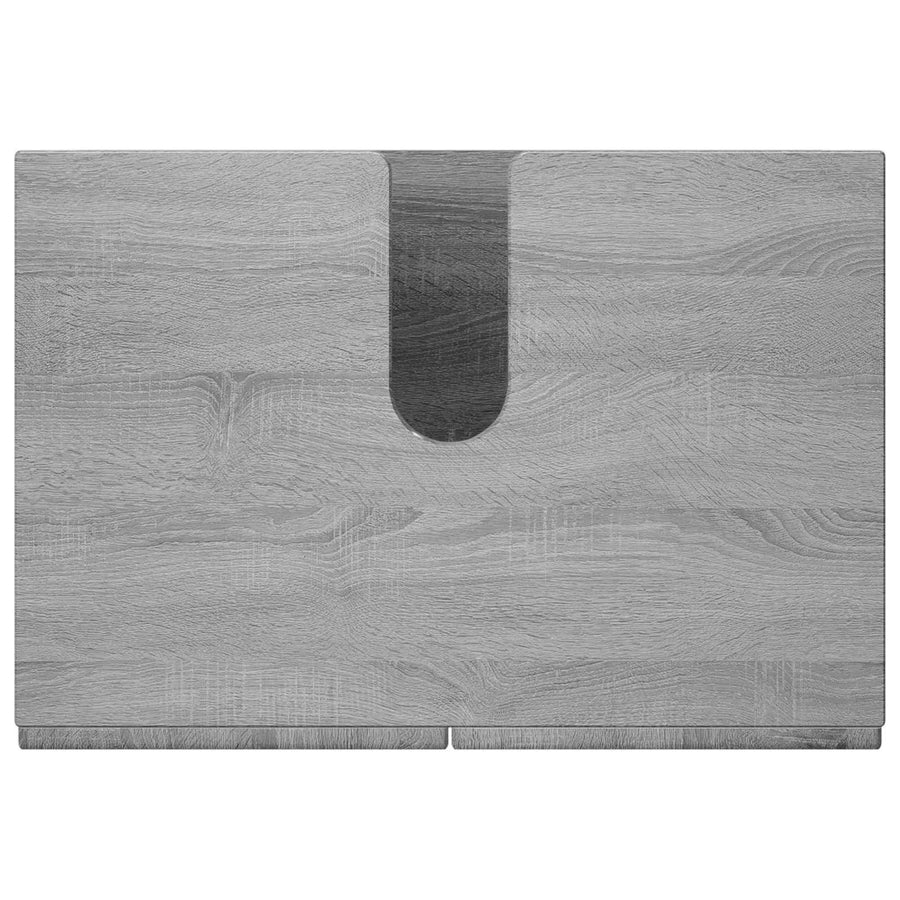 Badkamerkast Grijs Sonoma 60 x 41 x 58 cm Bewerkt hout