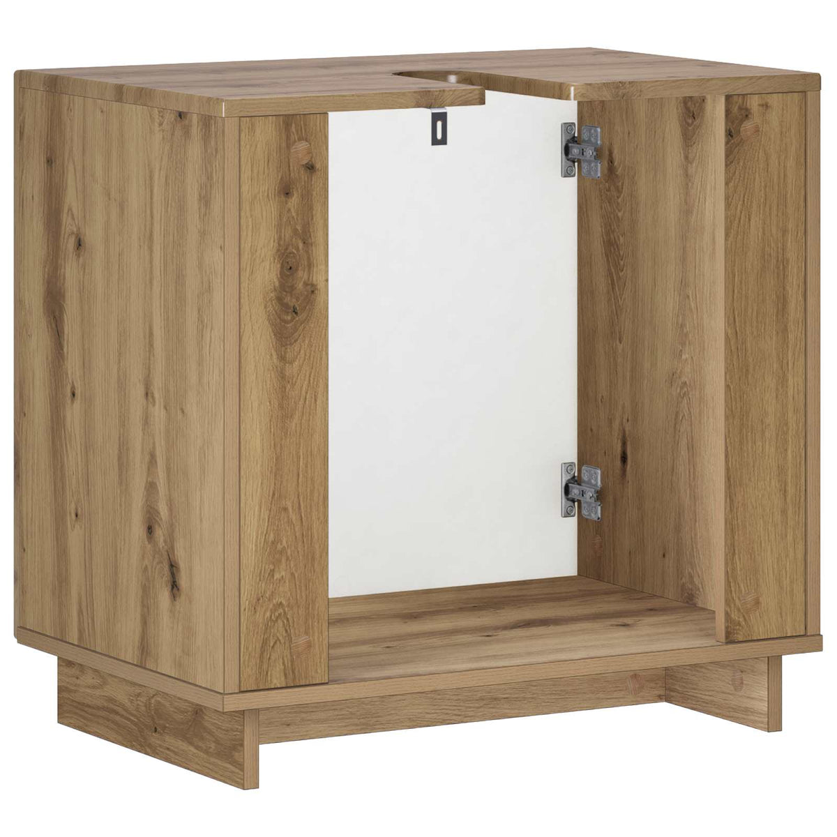 Badkamerkast Artisanaal eiken 60 x 41 x 58 cm Bewerkt hout