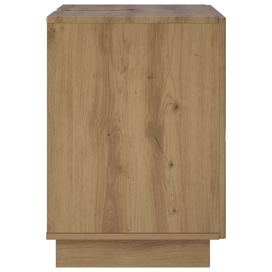 Badkamerkast Artisanaal eiken 60 x 41 x 58 cm Bewerkt hout