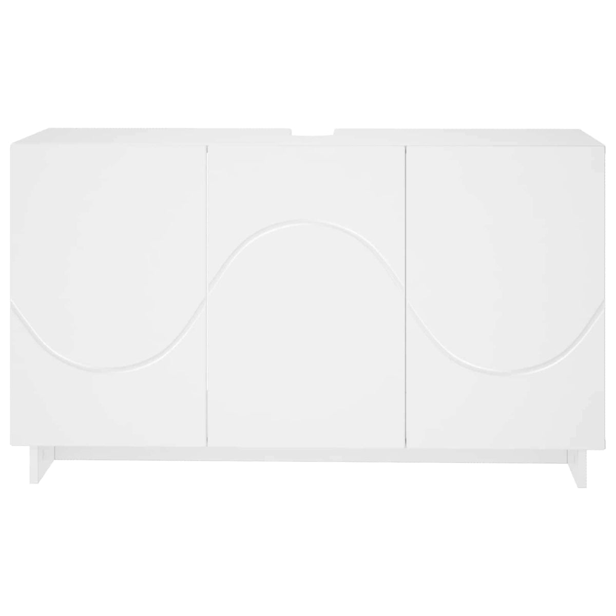 Badkamerkast Wit 101 x 41 x 58 cm Bewerkt hout
