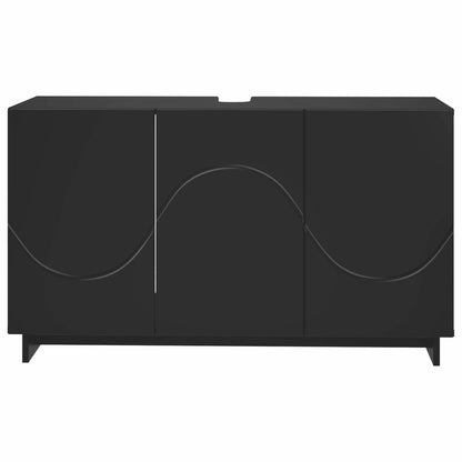 Badkamerkast Zwart 101 x 41 x 58 cm Bewerkt hout
