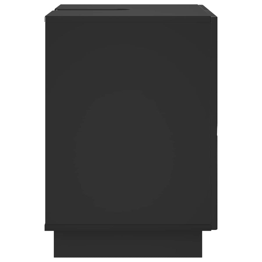 Badkamerkast Zwart 101 x 41 x 58 cm Bewerkt hout