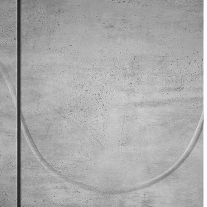 Badkamerkast Betongrijs 101 x 41 x 58 cm Bewerkt hout