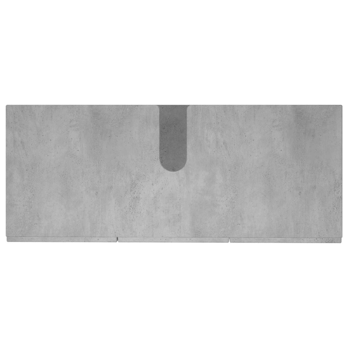 Badkamerkast Betongrijs 101 x 41 x 58 cm Bewerkt hout