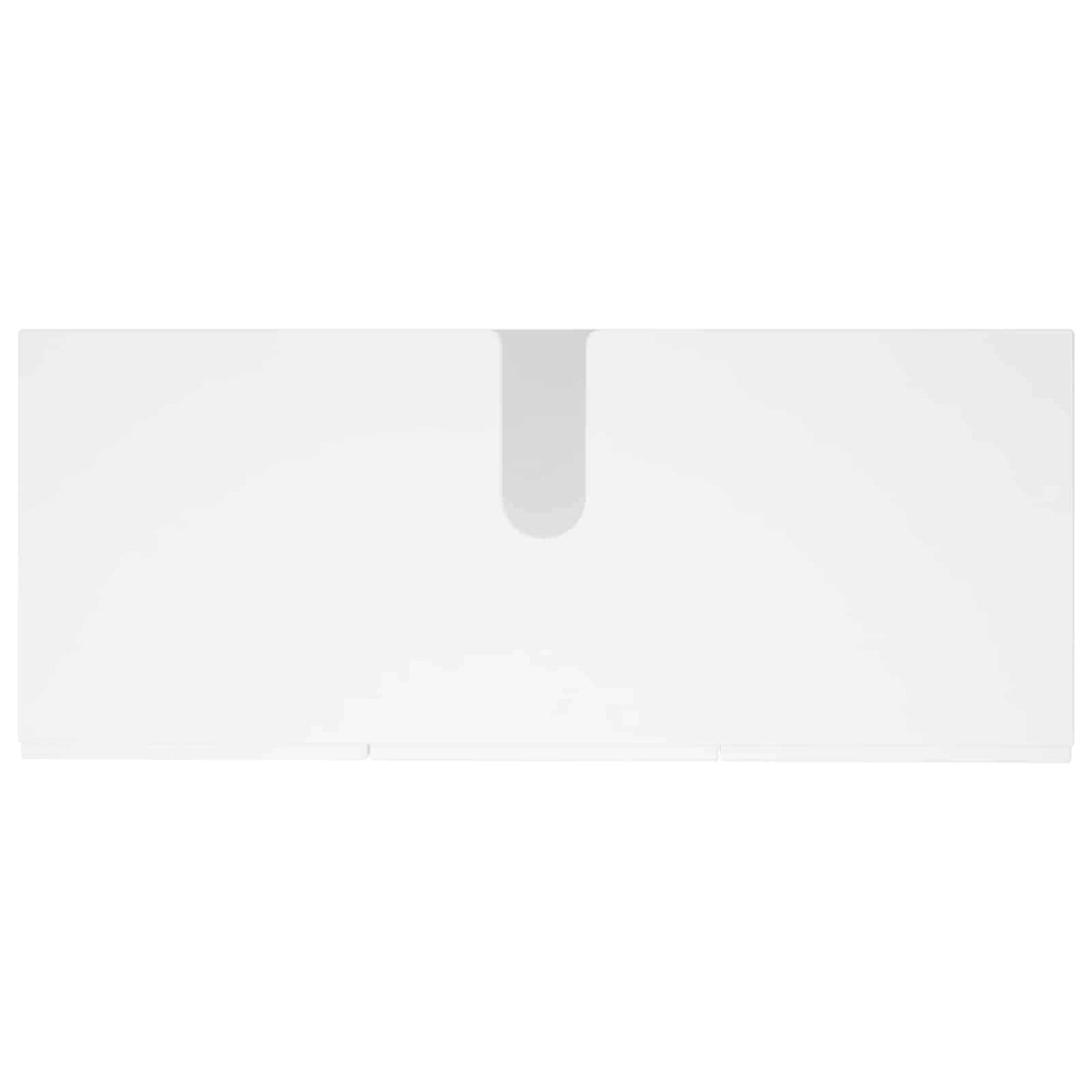 Badkamerkast Hoogglans Wit 101 x 41 x 58 cm Bewerkt hout