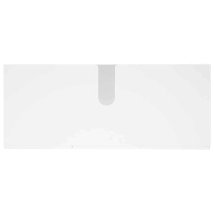 Badkamerkast Hoogglans Wit 101 x 41 x 58 cm Bewerkt hout