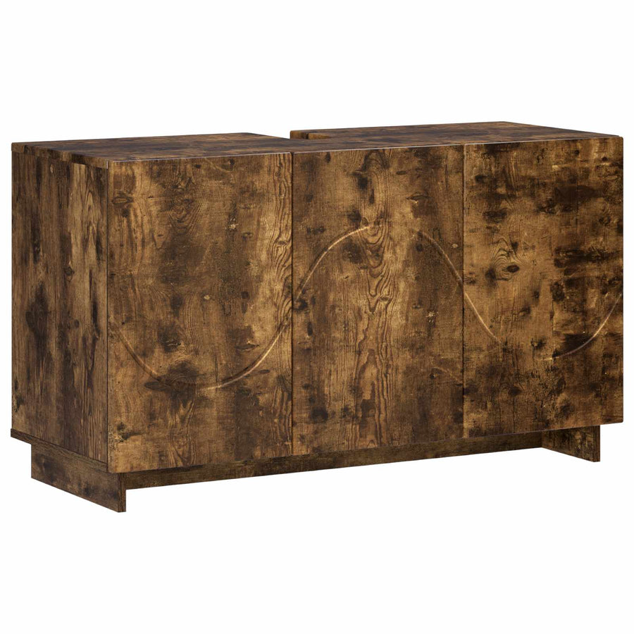 Badkamerkast Gerookt eiken 101 x 41 x 58 cm Bewerkt hout