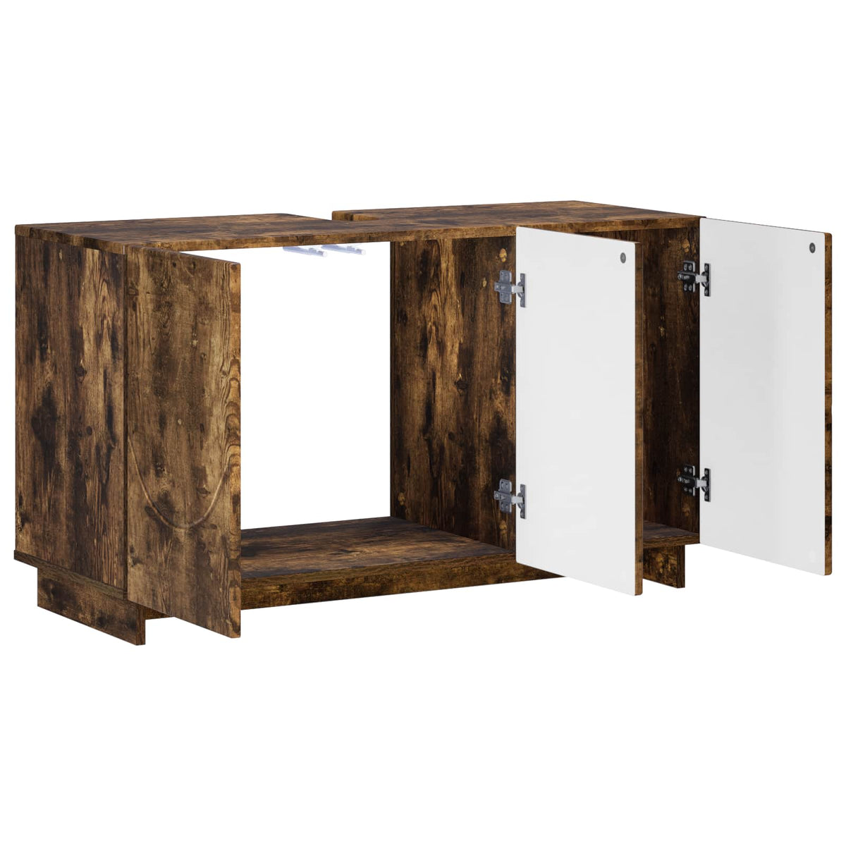 Badkamerkast Gerookt eiken 101 x 41 x 58 cm Bewerkt hout