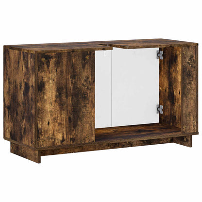 Badkamerkast Gerookt eiken 101 x 41 x 58 cm Bewerkt hout