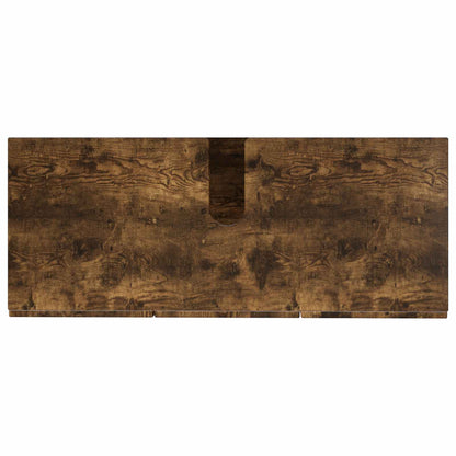 Badkamerkast Gerookt eiken 101 x 41 x 58 cm Bewerkt hout