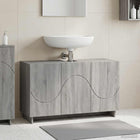 Badkamerkast Grijs Sonoma 101 x 41 x 58 cm Bewerkt hout