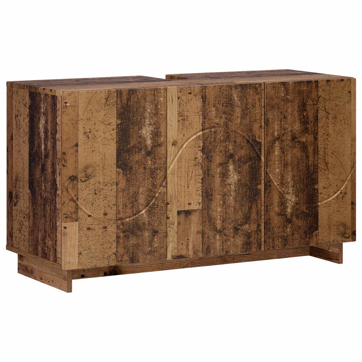 Badkamerkast Oud hout 101 x 41 x 58 cm Bewerkt hout