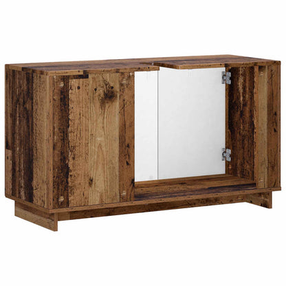 Badkamerkast Oud hout 101 x 41 x 58 cm Bewerkt hout