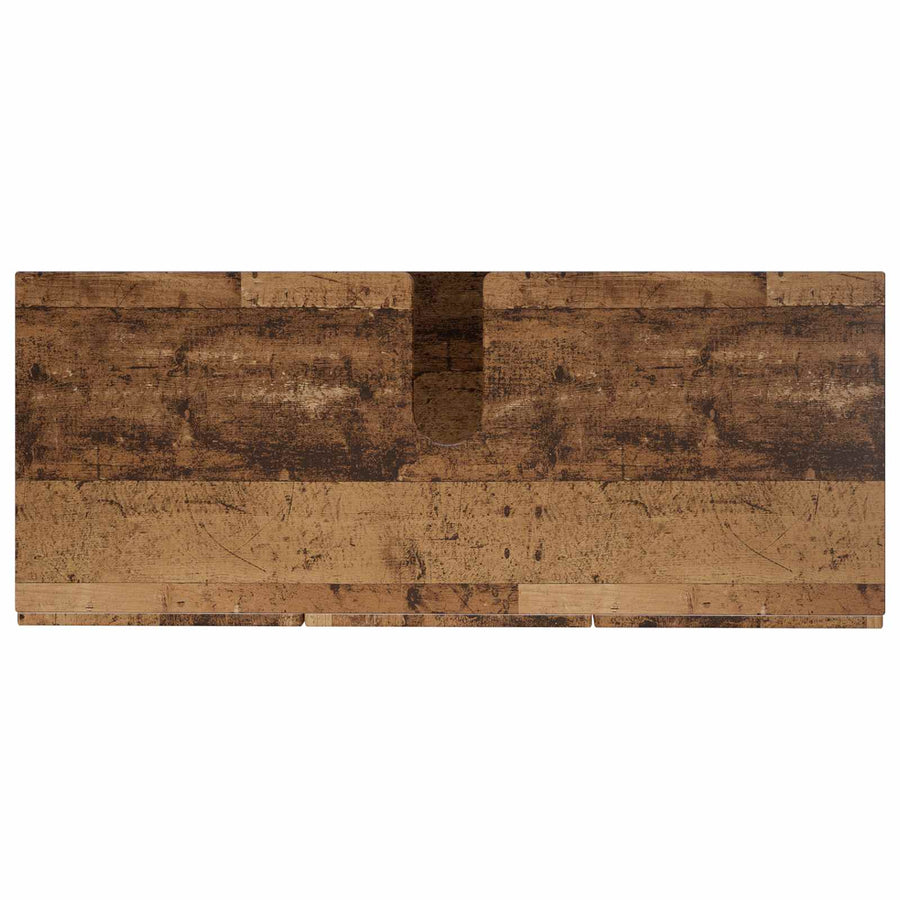 Badkamerkast Oud hout 101 x 41 x 58 cm Bewerkt hout