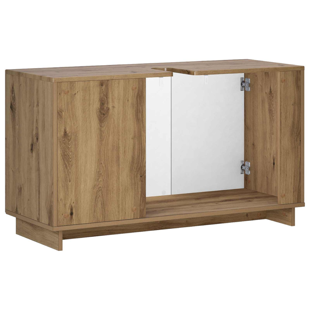 Badkamerkast Artisanaal eiken 101 x 41 x 58 cm Bewerkt hout