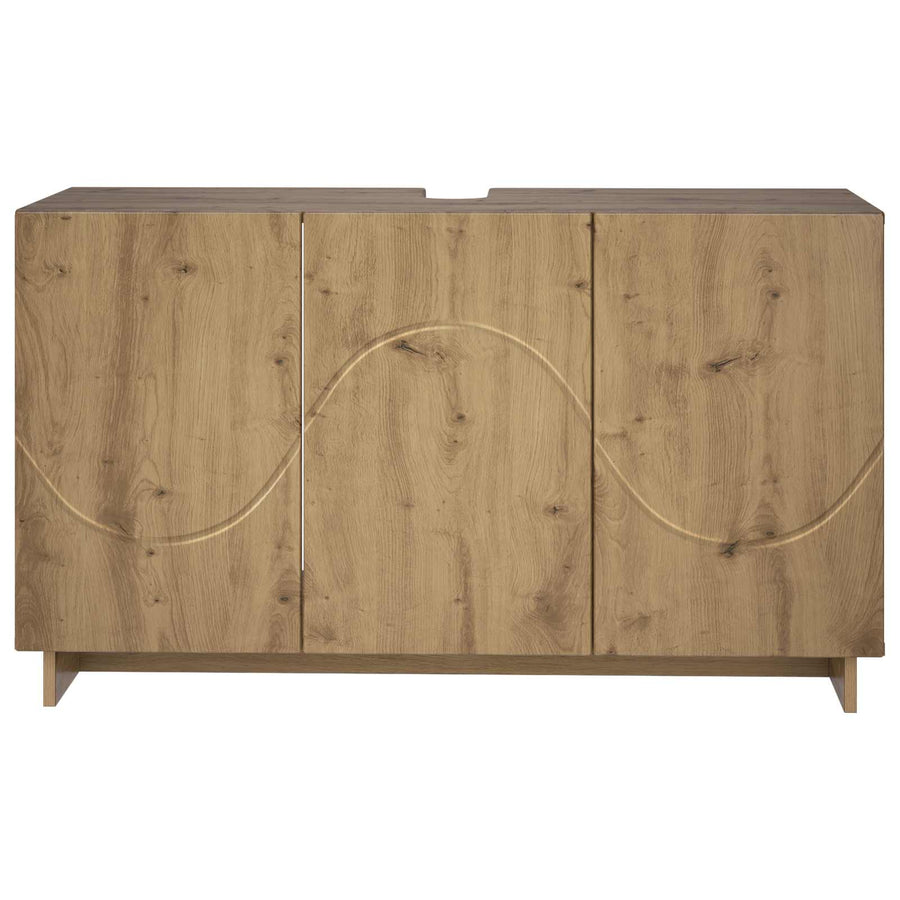 Badkamerkast Artisanaal eiken 101 x 41 x 58 cm Bewerkt hout