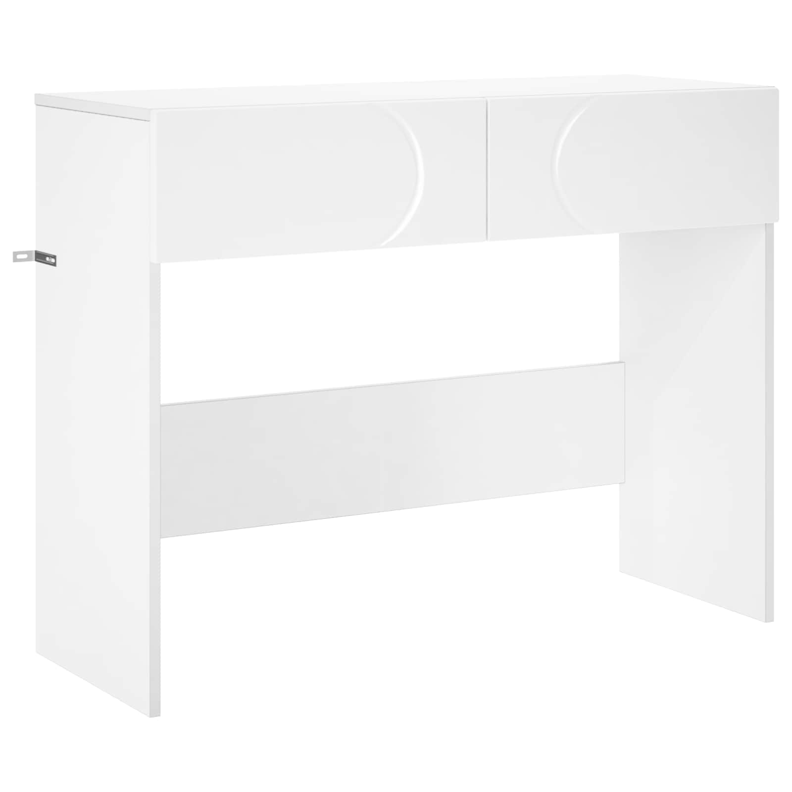 Consoletafel Wit 96,5 x 38 x 75 cm Bewerkt hout