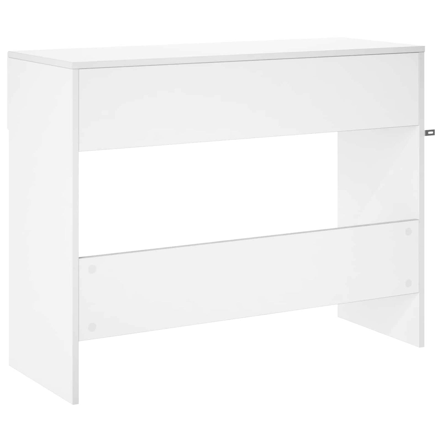 Consoletafel Wit 96,5 x 38 x 75 cm Bewerkt hout