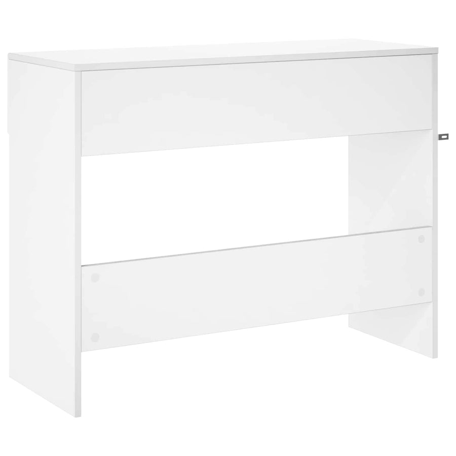 Consoletafel Wit 96,5 x 38 x 75 cm Bewerkt hout