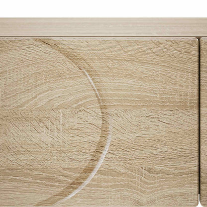 Consoletafel Sonoma Eiken 96,5 x 38 x 75 cm Bewerkt hout
