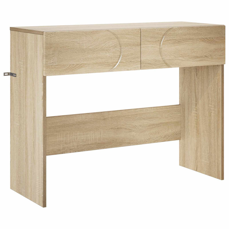 Consoletafel Sonoma Eiken 96,5 x 38 x 75 cm Bewerkt hout