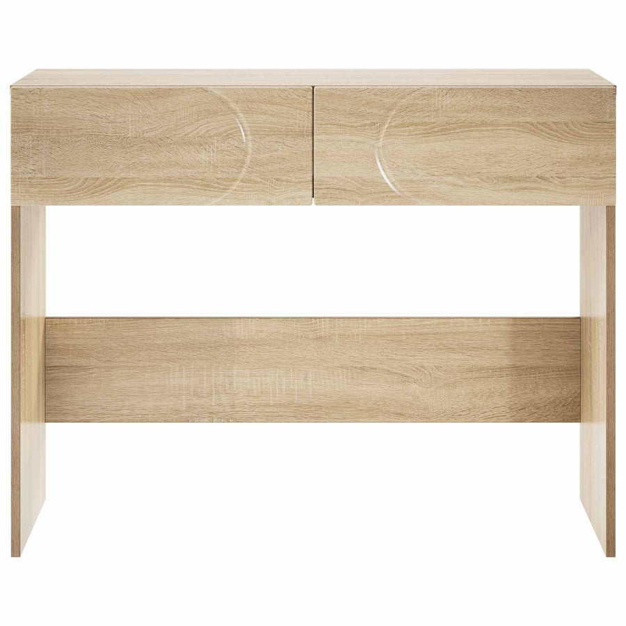 Consoletafel Sonoma Eiken 96,5 x 38 x 75 cm Bewerkt hout