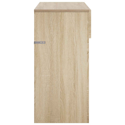 Consoletafel Sonoma Eiken 96,5 x 38 x 75 cm Bewerkt hout