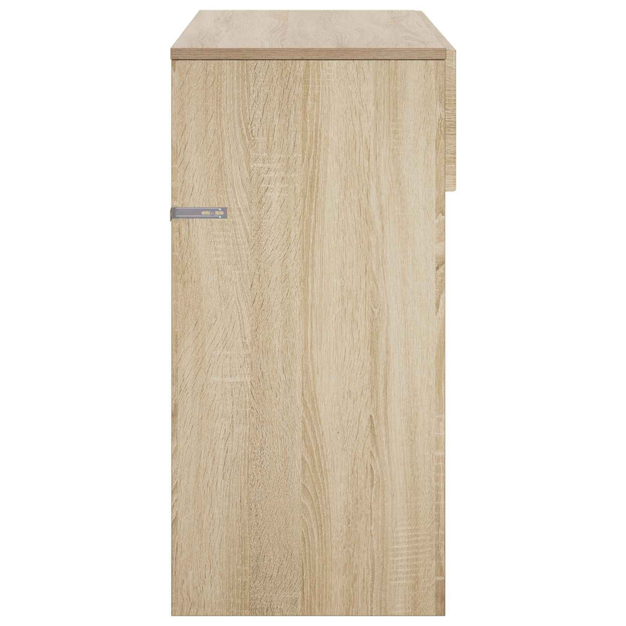 Consoletafel Sonoma Eiken 96,5 x 38 x 75 cm Bewerkt hout