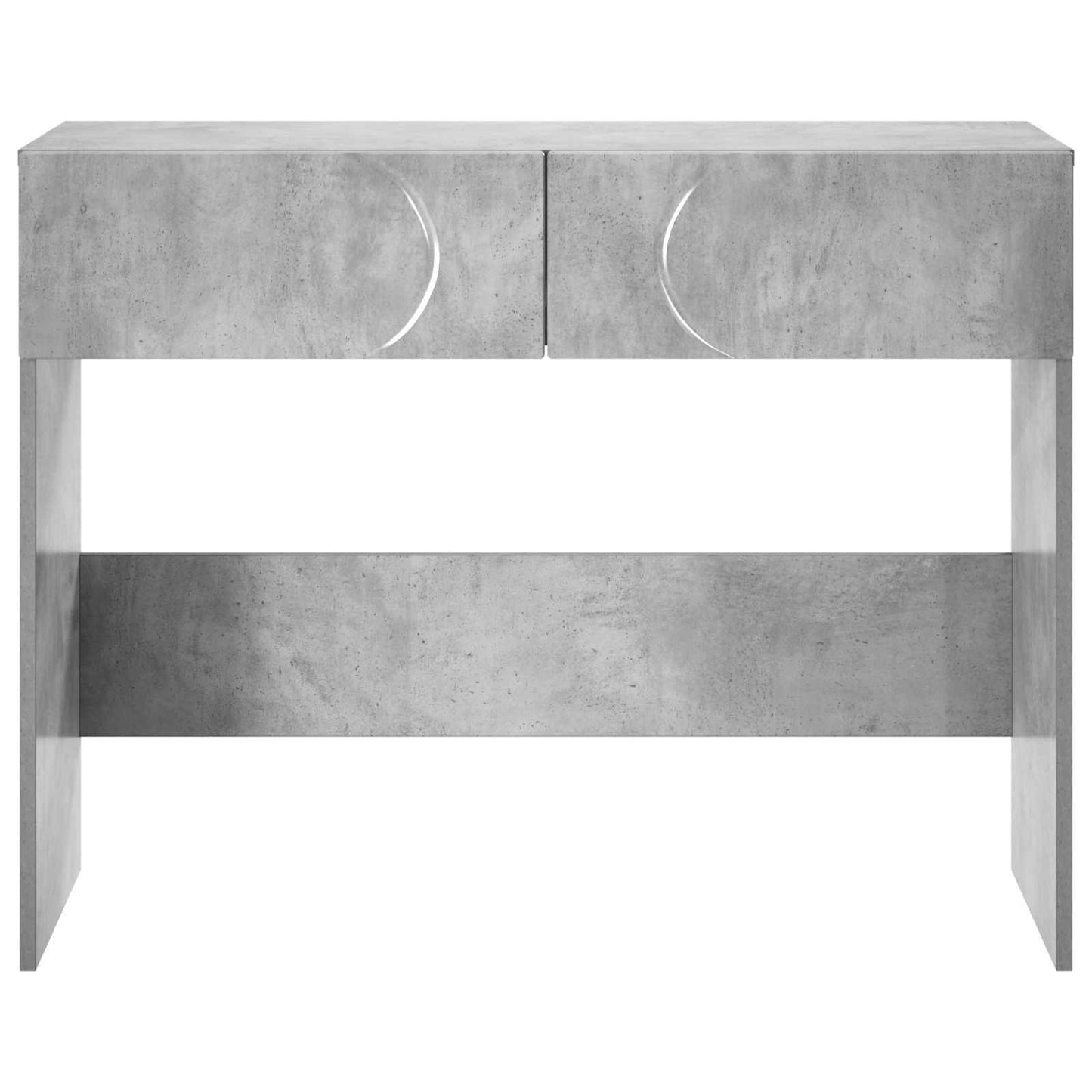 Consoletafel Betongrijs 96,5 x 38 x 75 cm Bewerkt hout