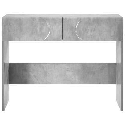 Consoletafel Betongrijs 96,5 x 38 x 75 cm Bewerkt hout