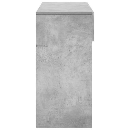 Consoletafel Betongrijs 96,5 x 38 x 75 cm Bewerkt hout