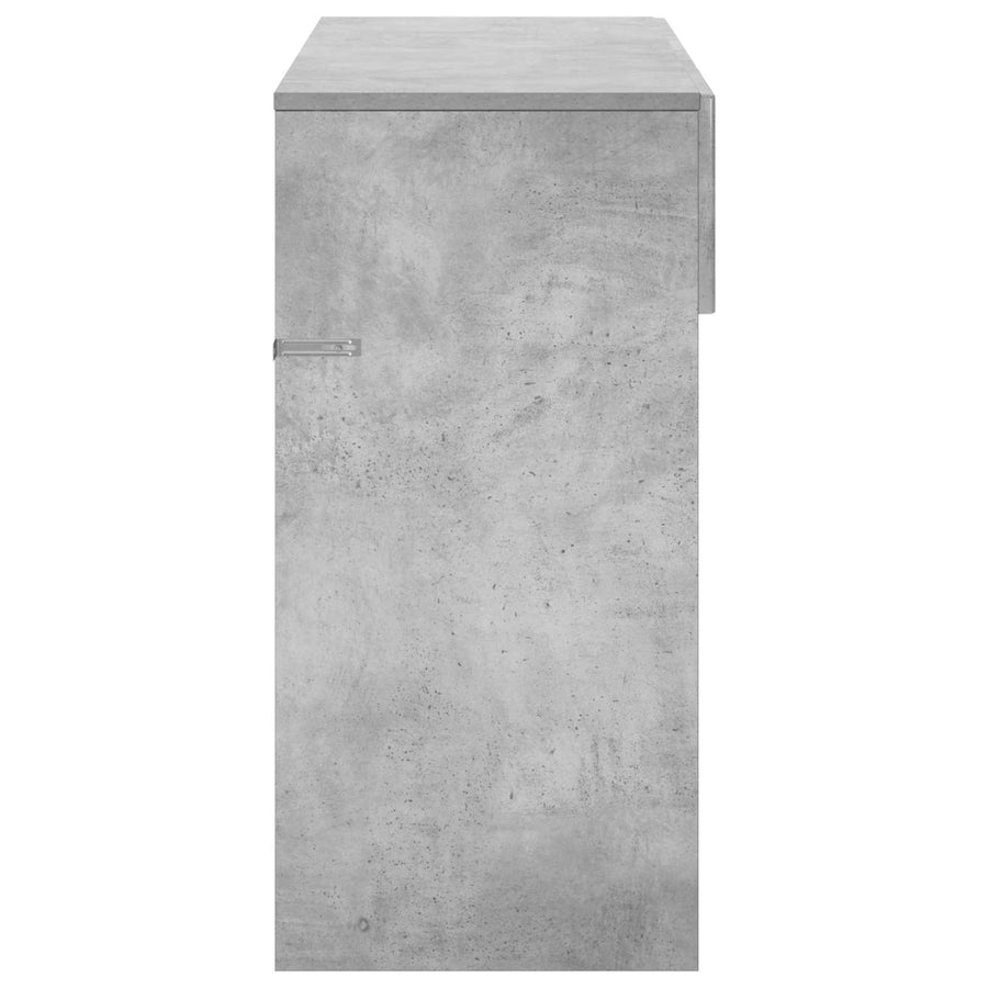 Consoletafel Betongrijs 96,5 x 38 x 75 cm Bewerkt hout