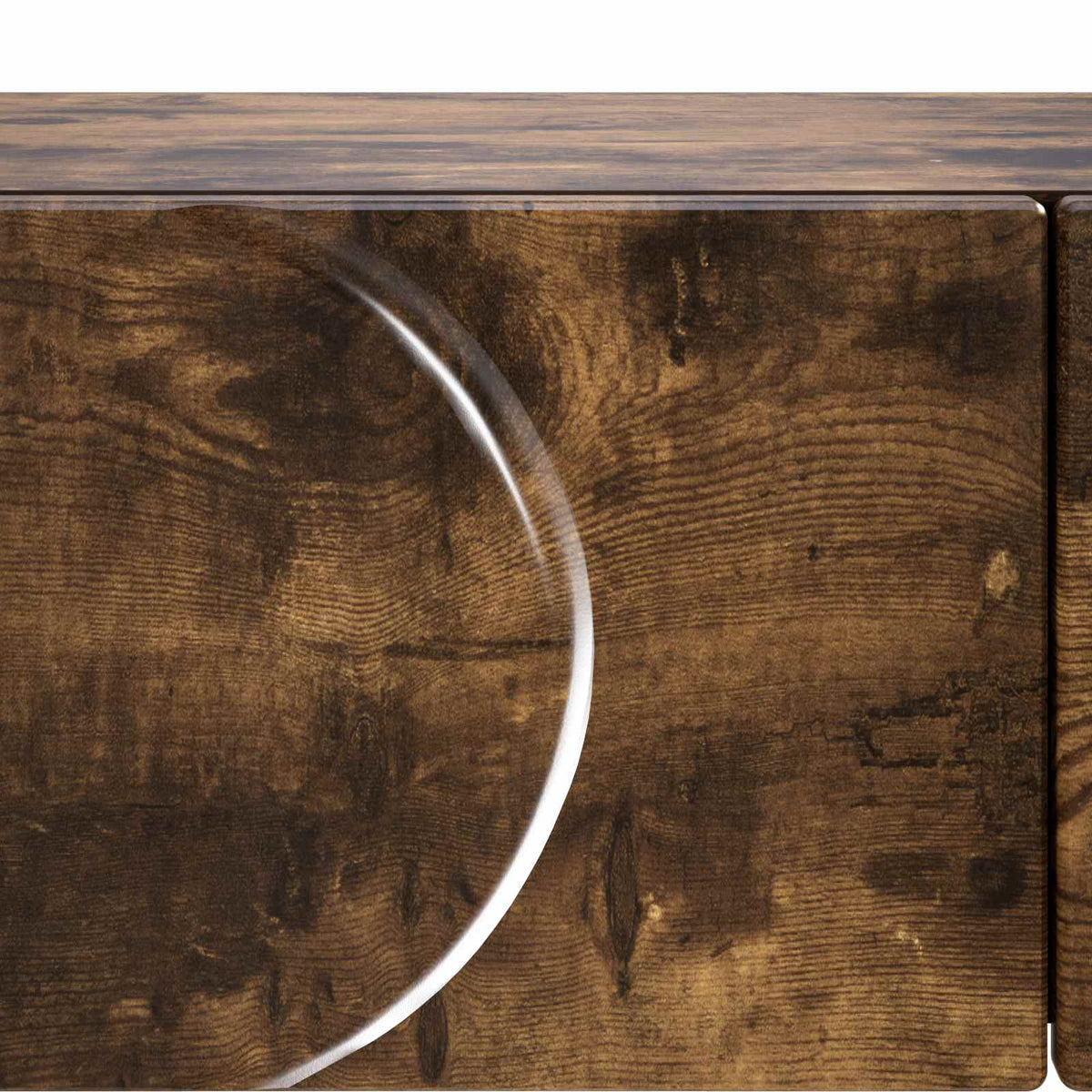 Consoletafel Gerookt eiken 96,5 x 38 x 75 cm Bewerkt hout