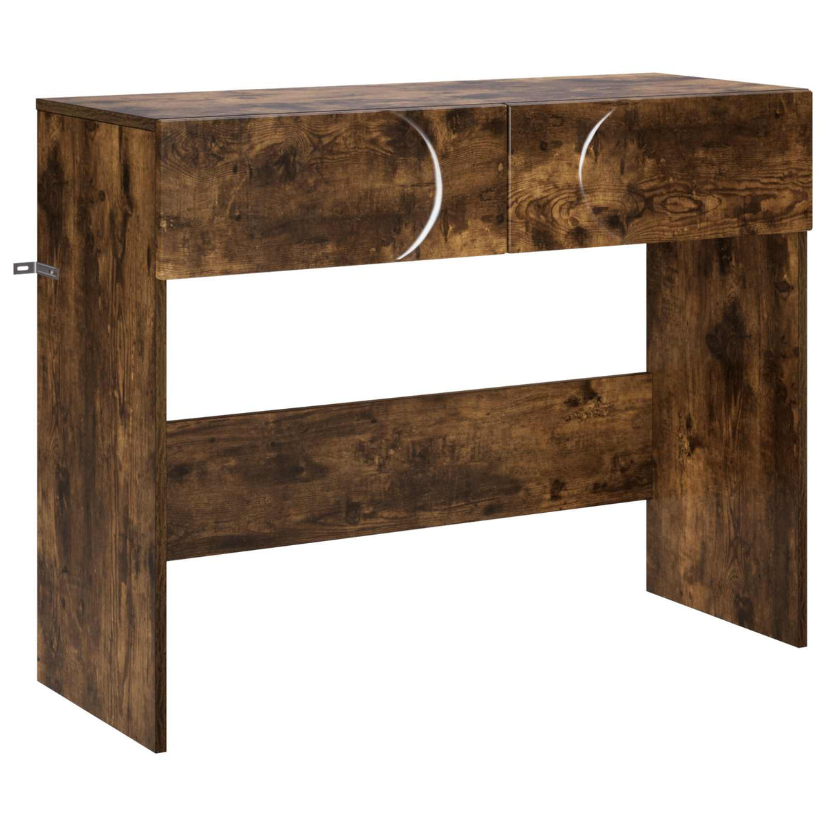 Consoletafel Gerookt eiken 96,5 x 38 x 75 cm Bewerkt hout