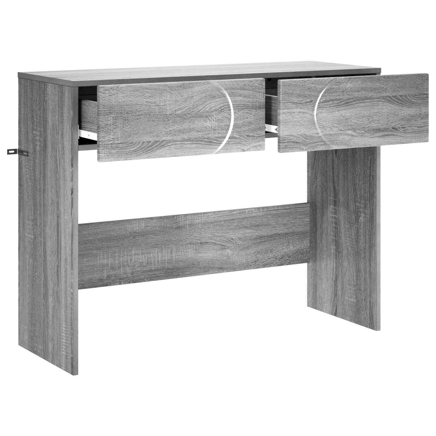 Consoletafel Grijs Sonoma 96,5 x 38 x 75 cm Bewerkt hout