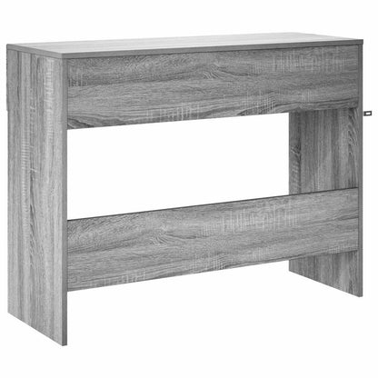 Consoletafel Grijs Sonoma 96,5 x 38 x 75 cm Bewerkt hout
