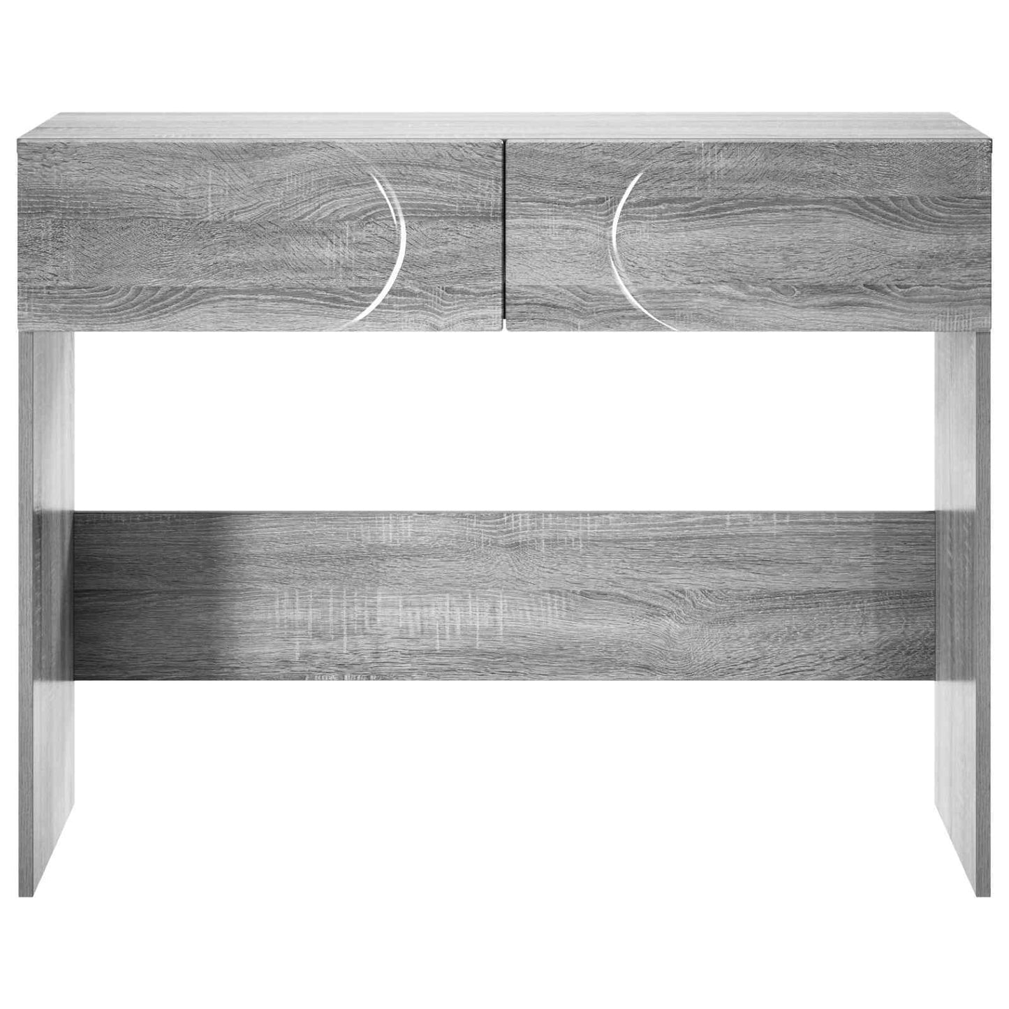 Consoletafel Grijs Sonoma 96,5 x 38 x 75 cm Bewerkt hout