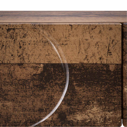 Consoletafel Oud hout 96,5 x 38 x 75 cm Bewerkt hout