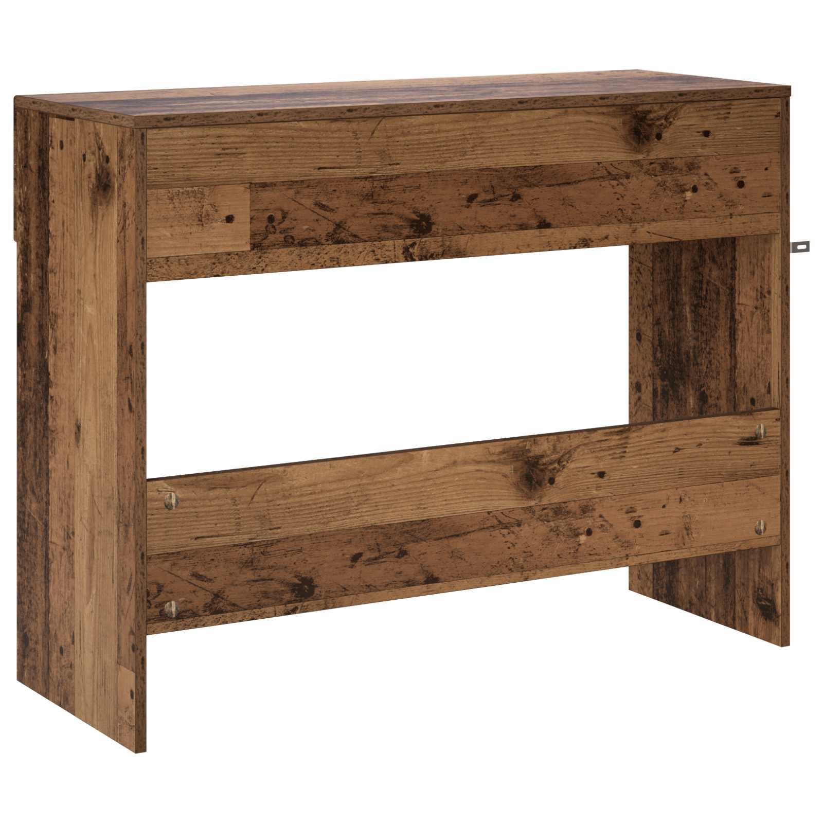Consoletafel Oud hout 96,5 x 38 x 75 cm Bewerkt hout