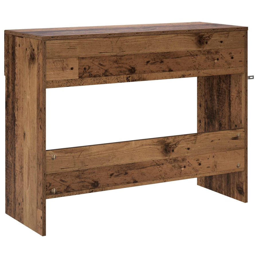Consoletafel Oud hout 96,5 x 38 x 75 cm Bewerkt hout