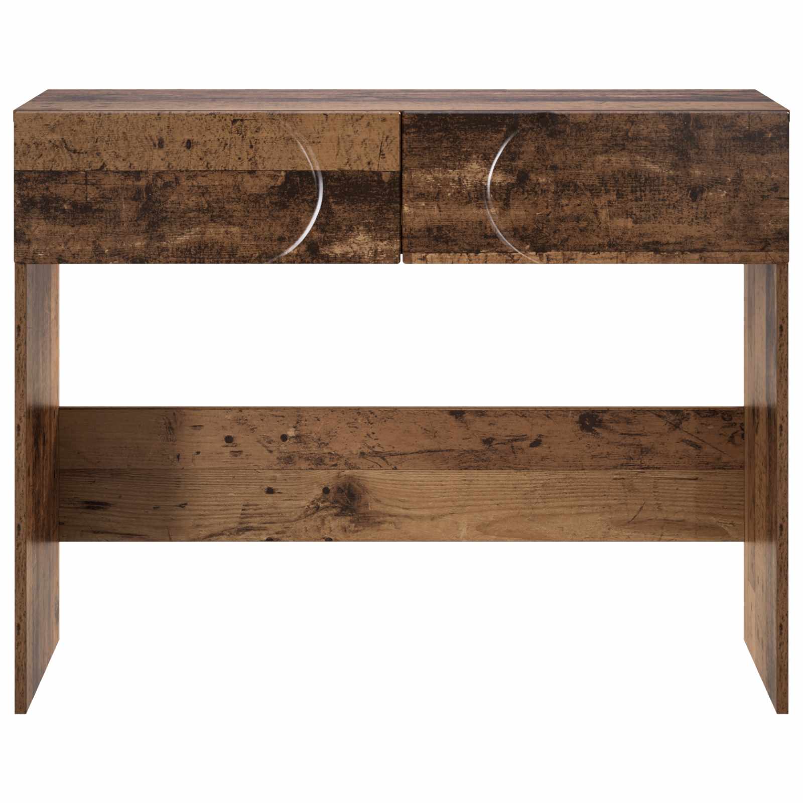 Consoletafel Oud hout 96,5 x 38 x 75 cm Bewerkt hout