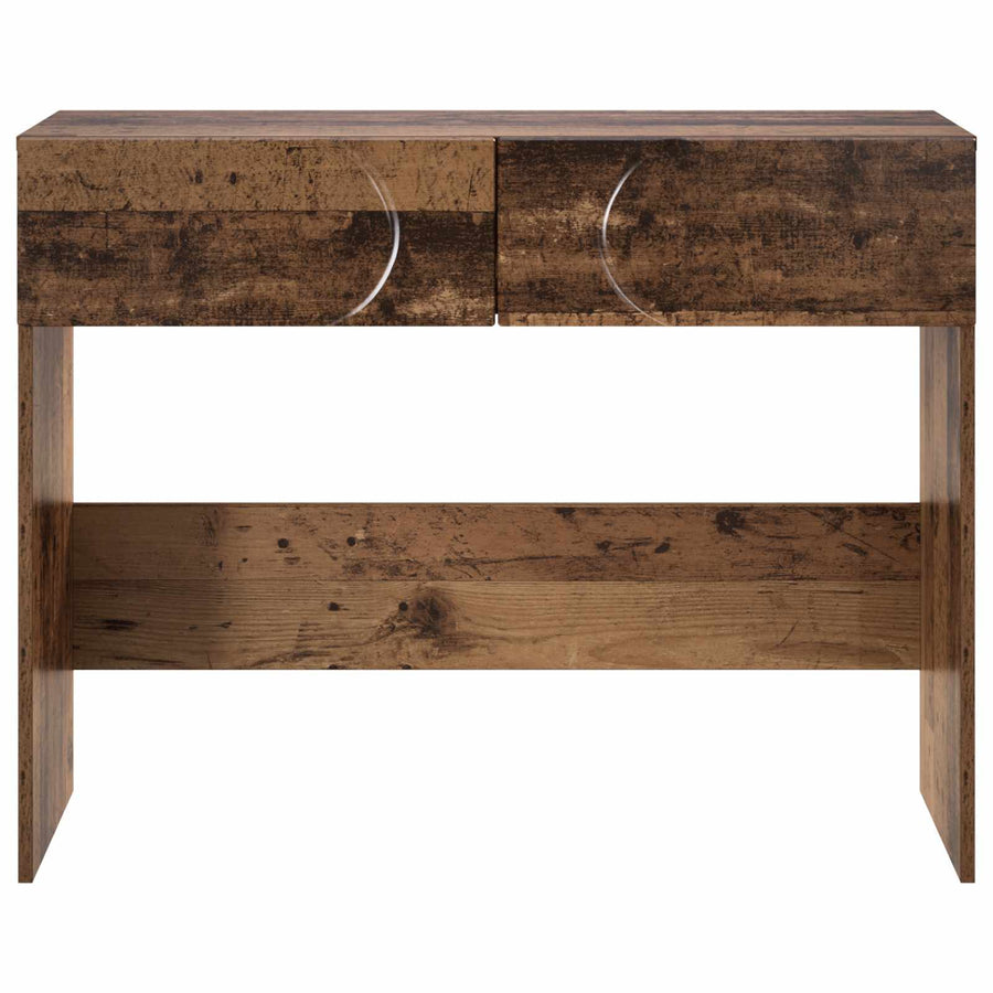 Consoletafel Oud hout 96,5 x 38 x 75 cm Bewerkt hout