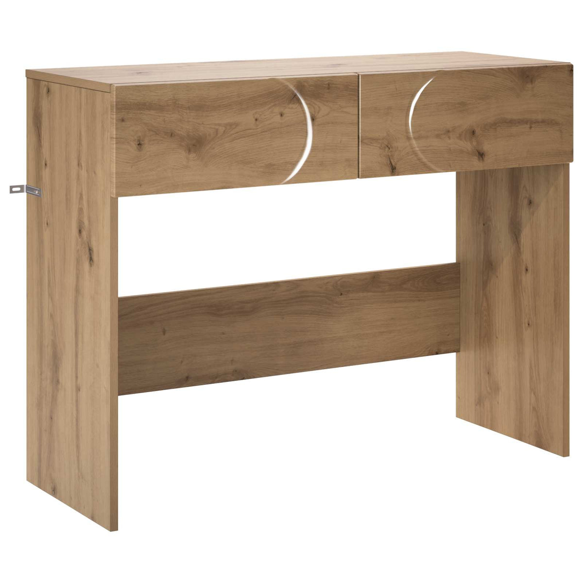 Consoletafel Artisan eiken 96,5 x 38 x 75 cm Bewerkt hout