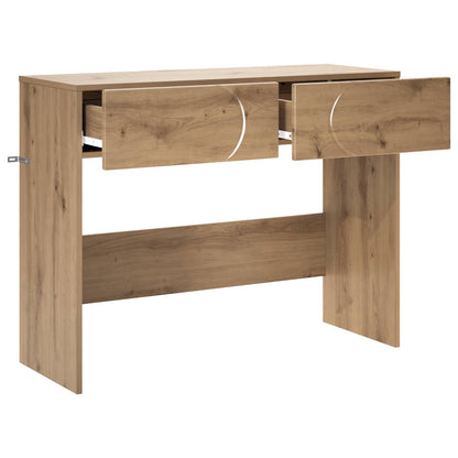 Consoletafel Artisan eiken 96,5 x 38 x 75 cm Bewerkt hout