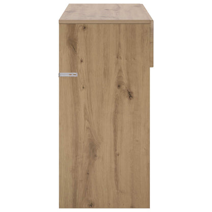 Consoletafel Artisan eiken 96,5 x 38 x 75 cm Bewerkt hout