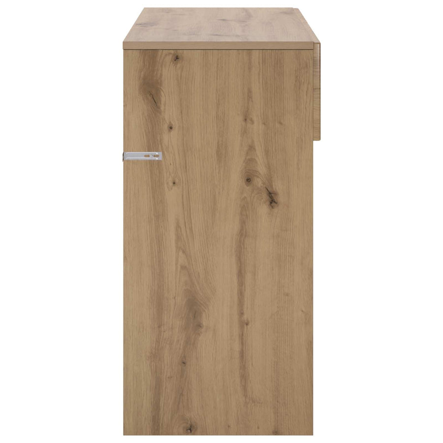 Consoletafel Artisan eiken 96,5 x 38 x 75 cm Bewerkt hout