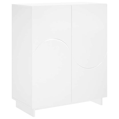 Schoenenkast 73 x 38 x 87,5 cm Bewerkt hout Wit